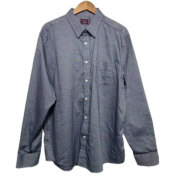 UNTUCKit Wrinkle Free Pio Cesare Long Sleeve Button Shirt Size XXL - Picture 7 of 7